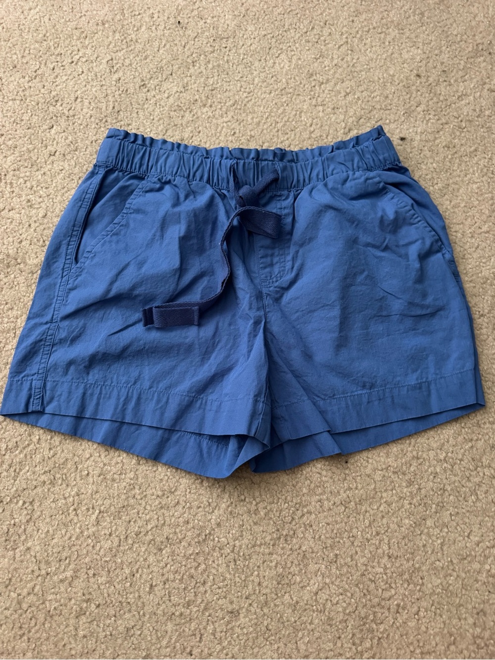 Loft Women’s Blue Drawstring Casual Shorts
